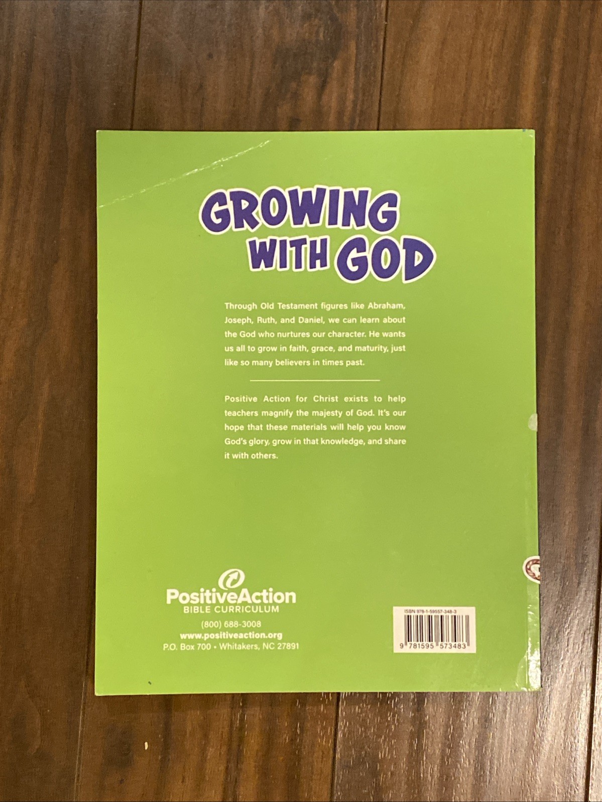 Growing with God Student Manual – 3rd Grade, Positive Action Bible Curriculum