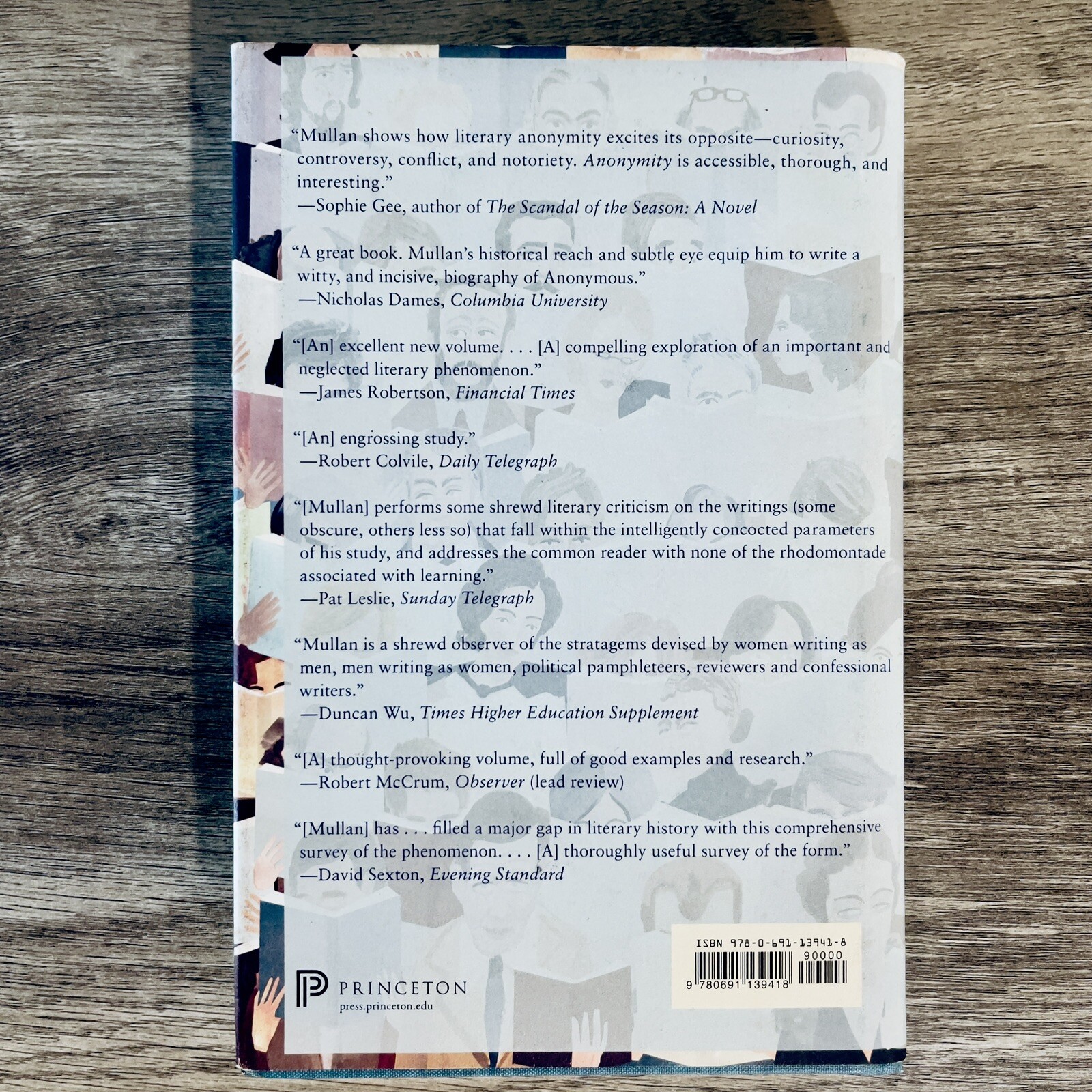 Anonymity A Secret History of English Literature Book Hardcover John Mullan