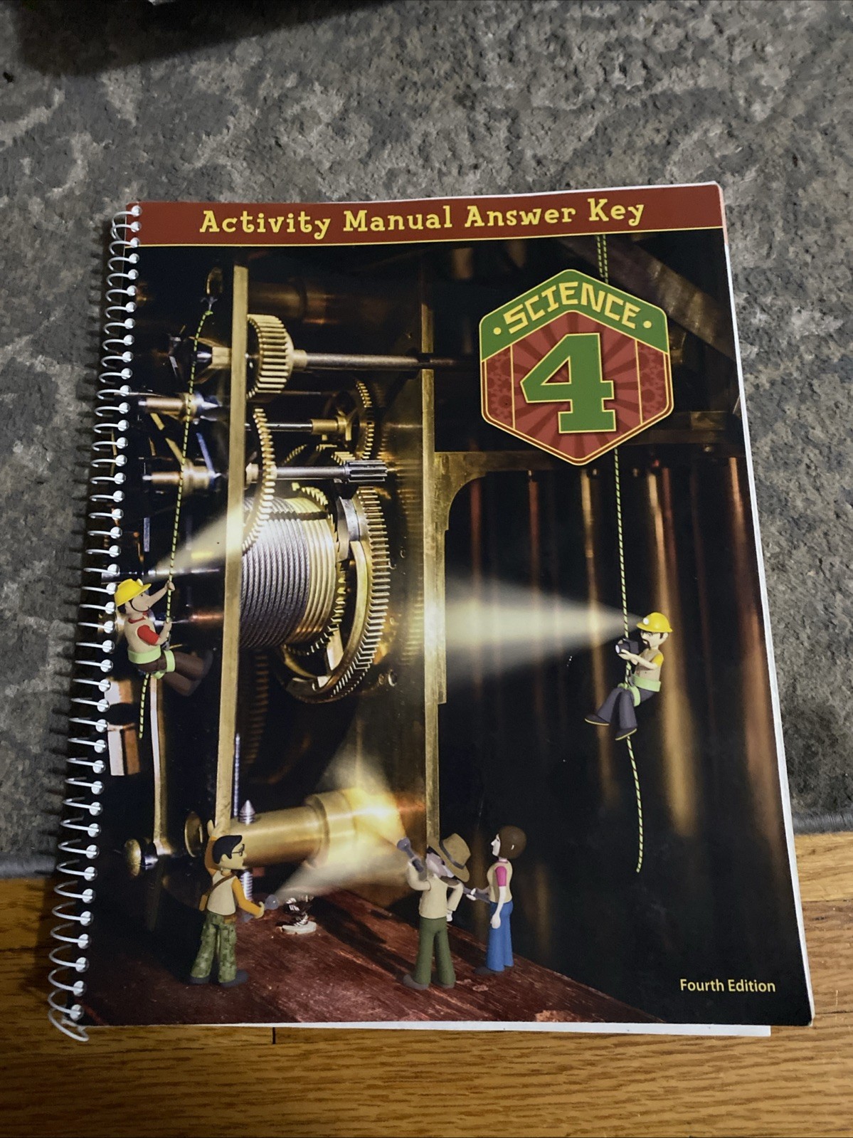 BJU Press Science 4 Activity Manual Answer Key – Spiral-bound -like New