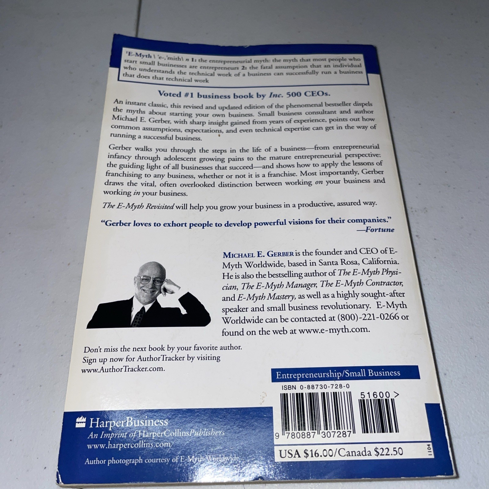 The E Myth Revisited by Gerber, Michael E.
