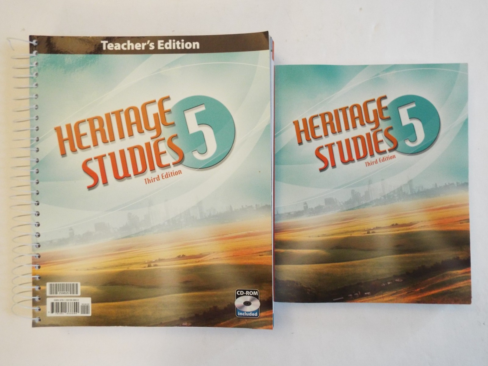 Lot 2 BJU Press Heritage Studies 5 Teacher’s Edition/Student Text 3rd Edition