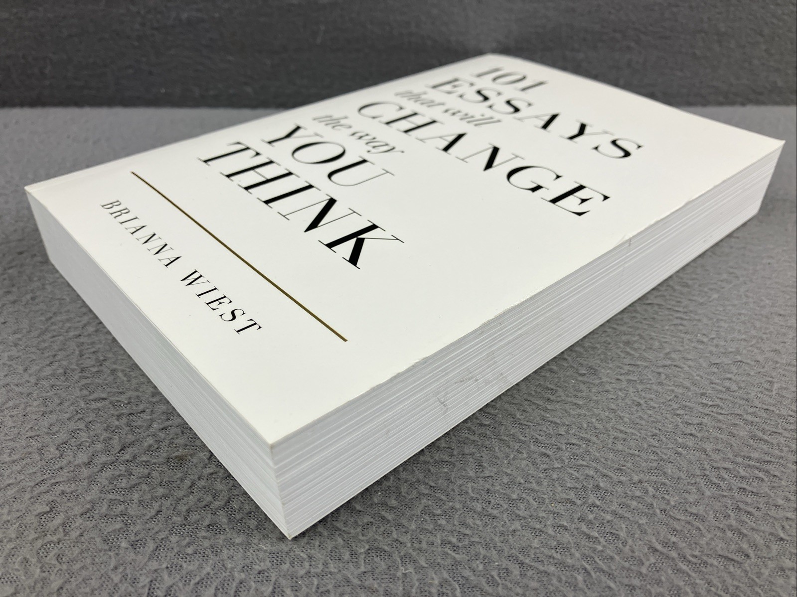 101 Essays That Will Change The Way You Think paperback Brain Wiest