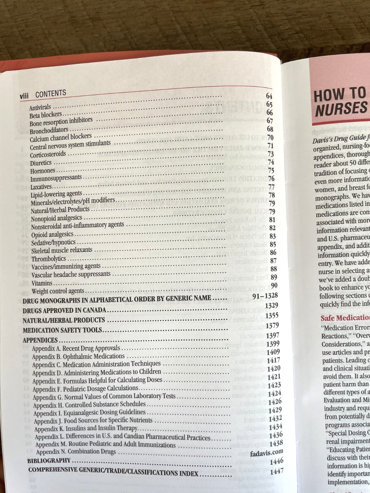 Davis’s Drug Guide for Nurses – Paperback, by Vallerand PhD RN – Very Good
