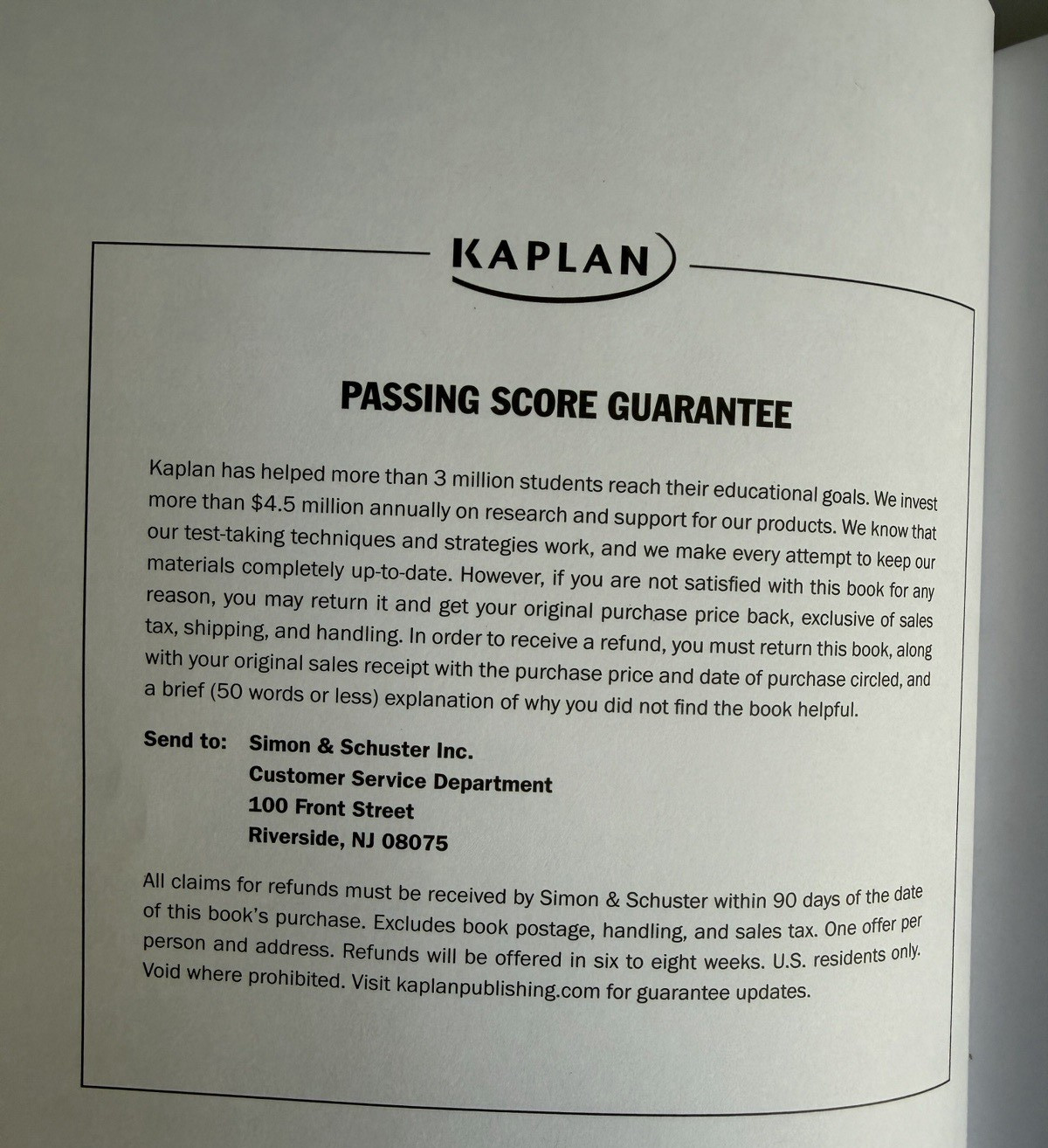 Kaplan Praxis Eleventh Edition Practice Tests & Strategies for Score Raising NEW