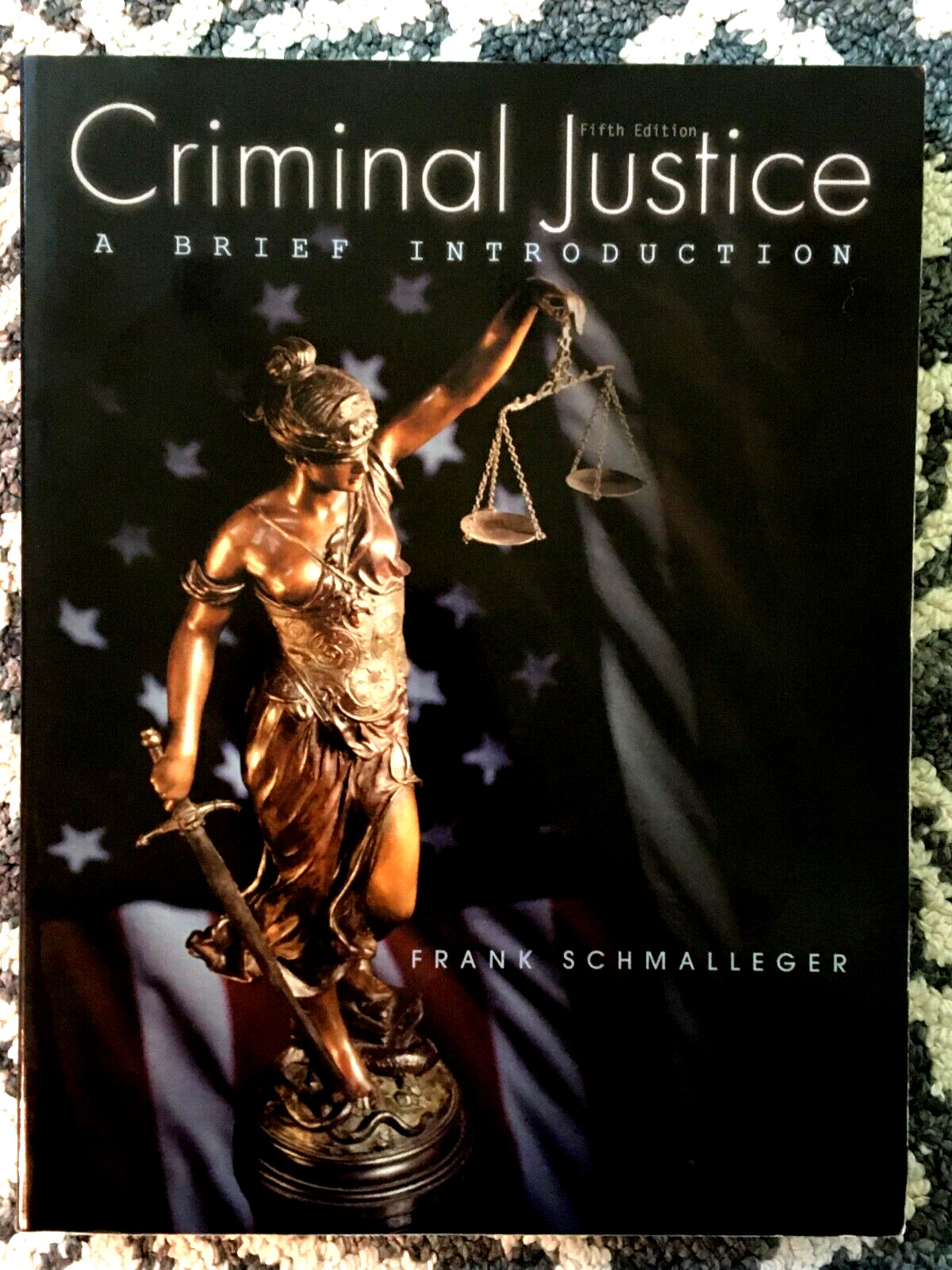 CRIMINAL JUSTICE A Brief Introduction FRANK SCHMALLEGER College PAPERBACK BOOK