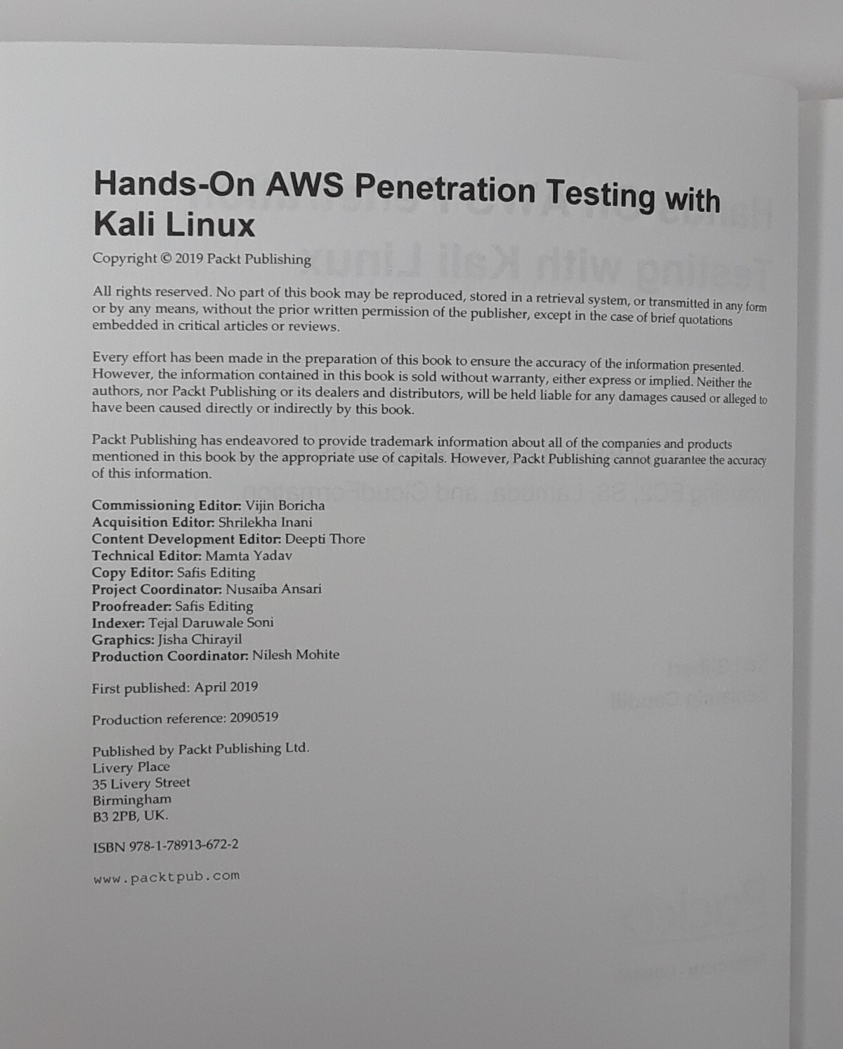 Hands-On AWS Penetration Testing with Kali Linux (Paperback)