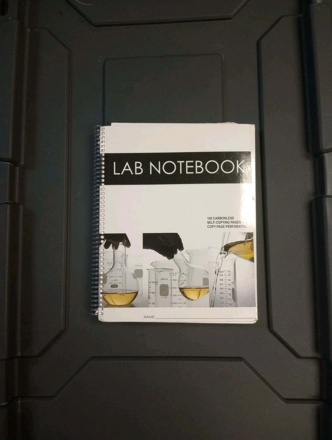 BARBAKAM Lab Notebook 100 Carbonless Pages Spiral Bound Copy Perforated