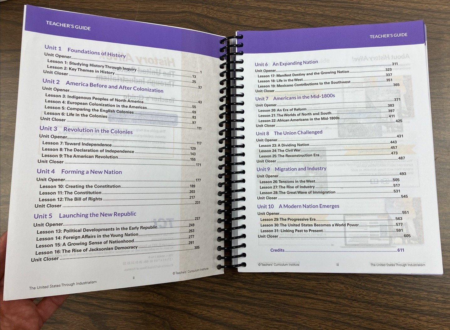 LOT History Alive! U.S. Through Industrialism 3e Teacher / Student/ 2 Notebooks