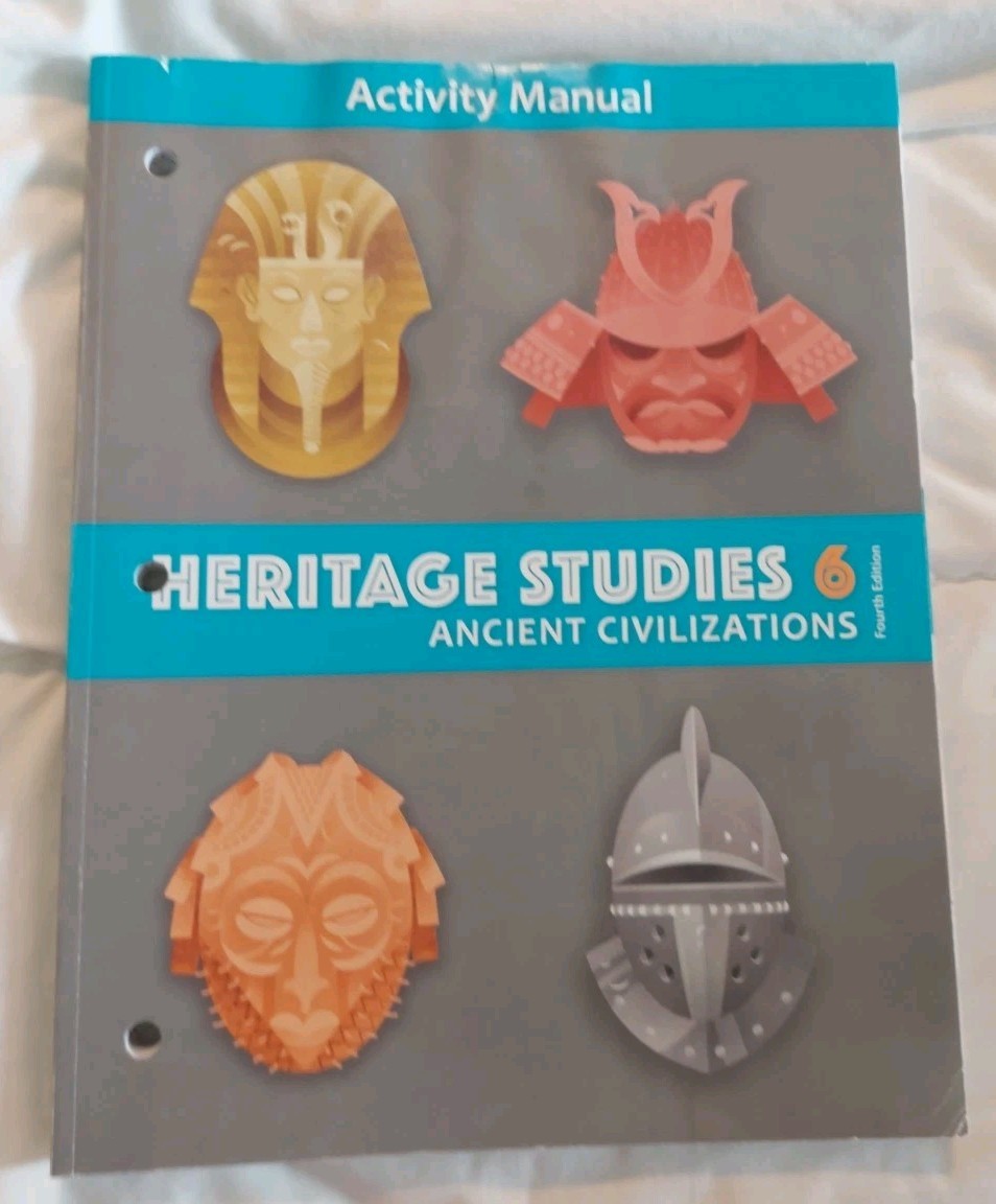 BJU Press Ancient Civilizations Student Activity Manual 506592 Heritage Studies