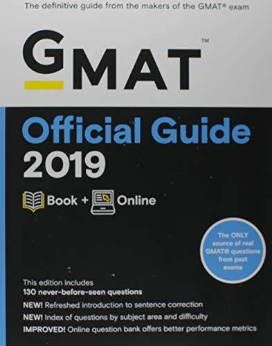 GMAT Official Guide 2019: Book + Online – Paperback – VERY GOOD