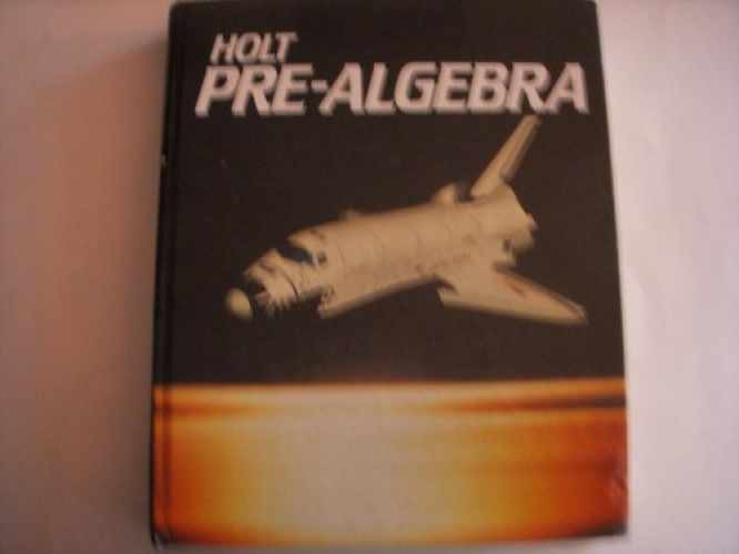 Holt Pre Algebra, 1986 – Hardcover, by Nichols – Acceptable n